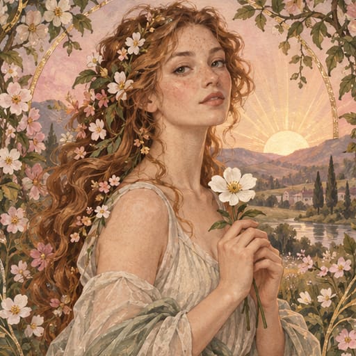 The Maiden — the beginner's heart (original illustration)