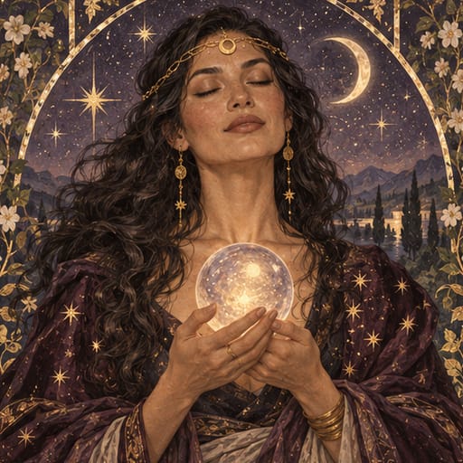 The Mystic — the intuitive (original illustration)