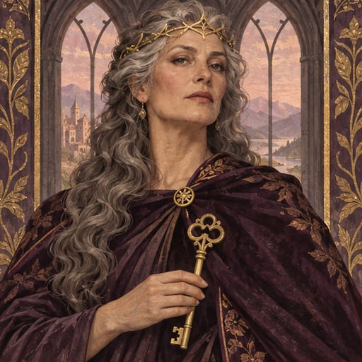 The Queen — the sovereign (original illustration)