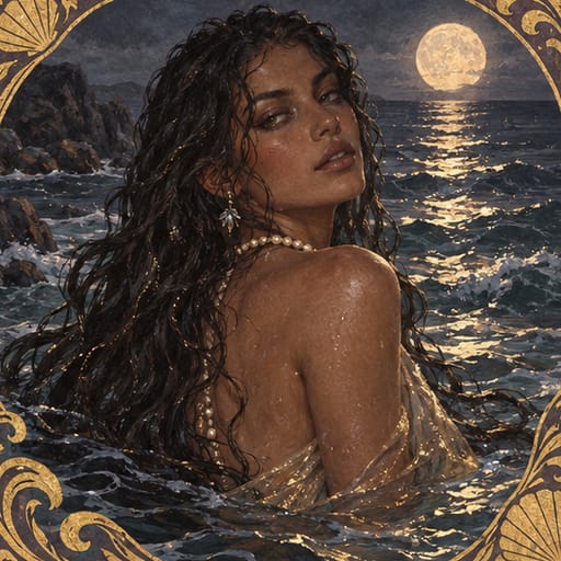 The Siren — the enchantress (original illustration)