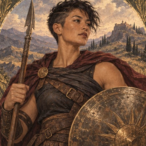 The Warrior — the protector (original illustration)