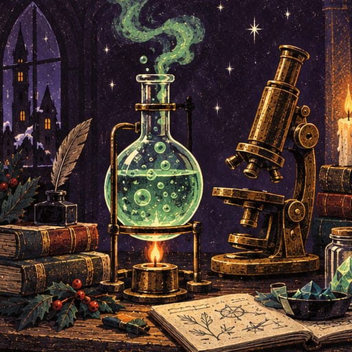 Dr. Finkelstein — the mad scientist (original illustration)
