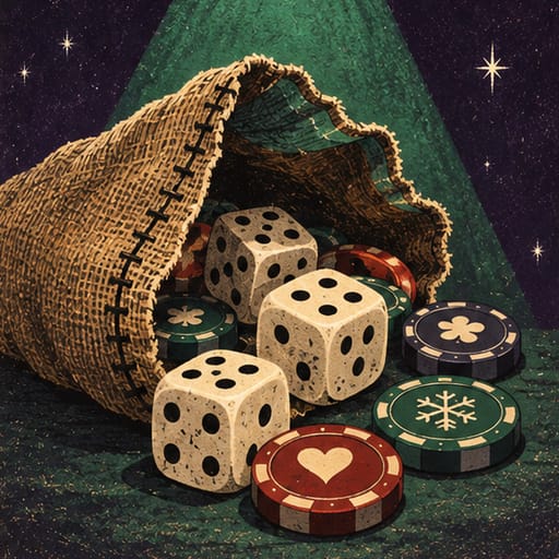 Oogie Boogie — the high-stakes gambler (original illustration)