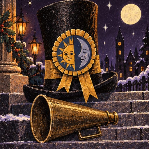 The Mayor — the anxious organiser (original illustration)